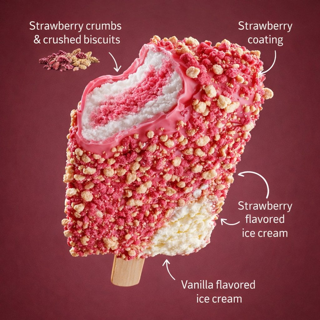 Photorealistic Ice Cream Bar Commercial Render — image 2