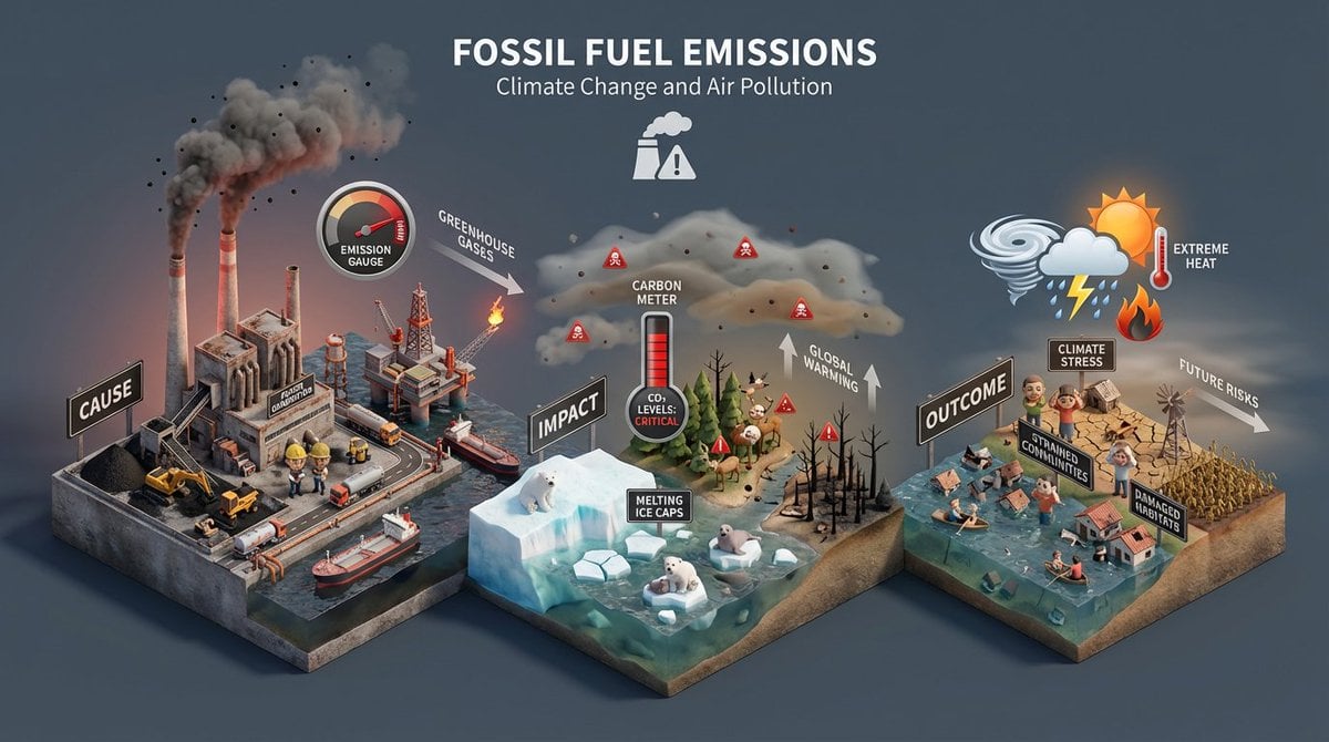 Isometric Diorama of Environmental Impact — image 2