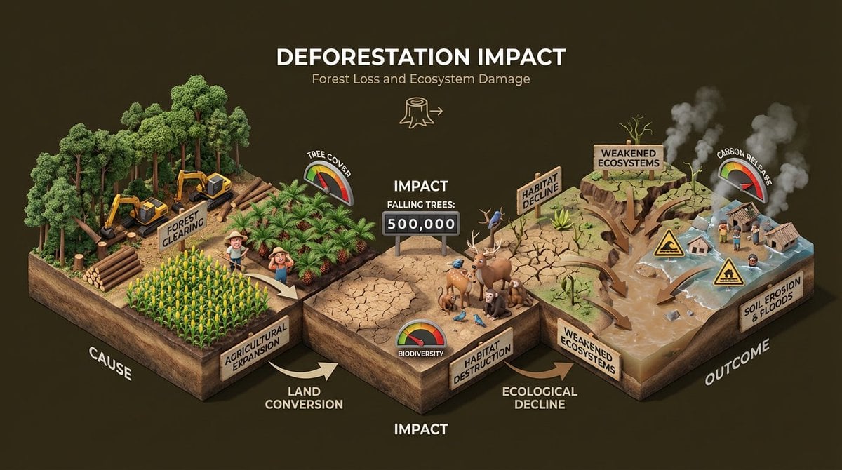 Isometric Diorama of Environmental Impact — image 3