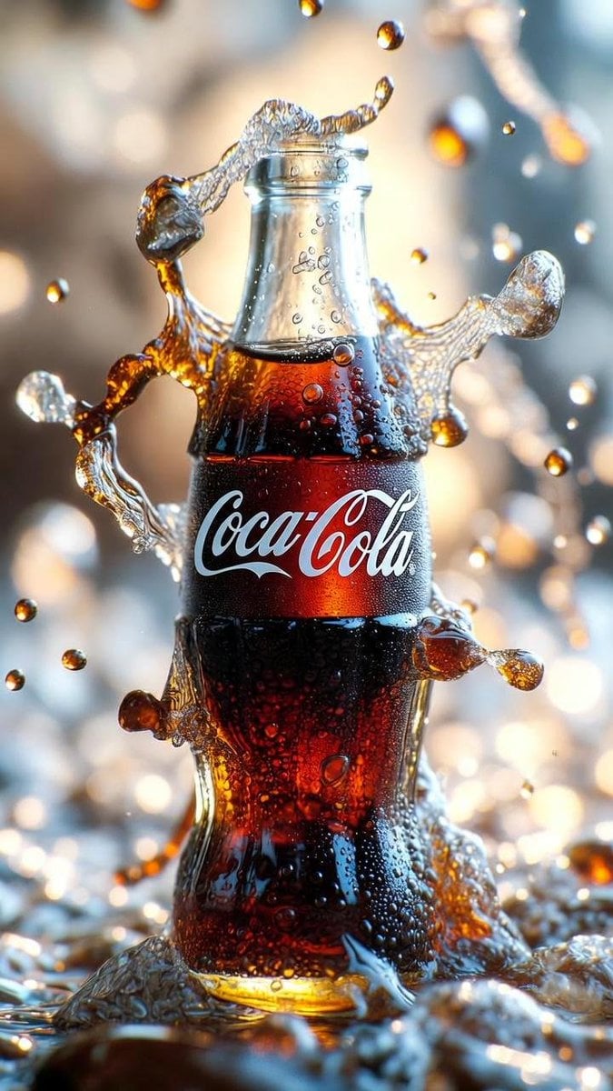 Pepsi Black Can with Cola Explosions — image 3