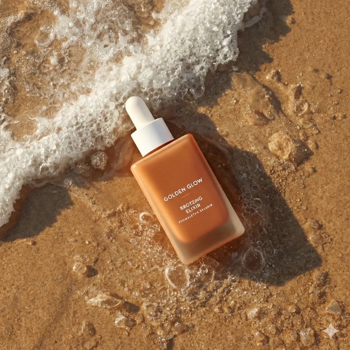 Golden Glow Bronzing Elixir Beach Photography — image 4