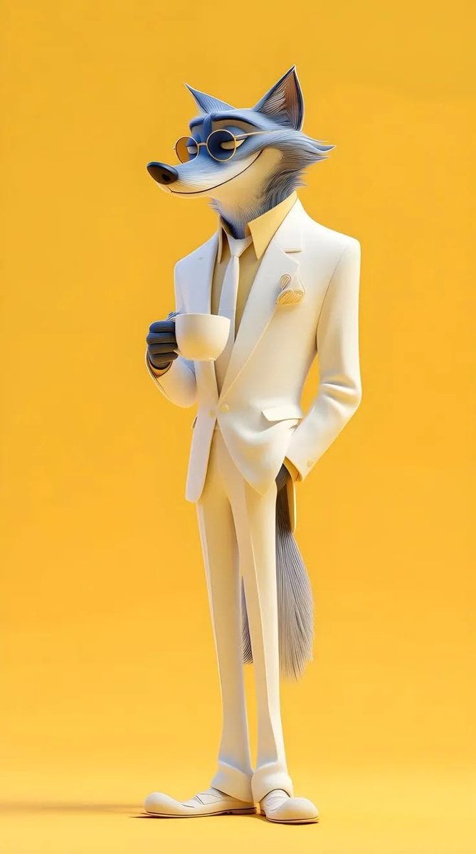 Anthropomorphic Dog in Neon Streetwear — image 3
