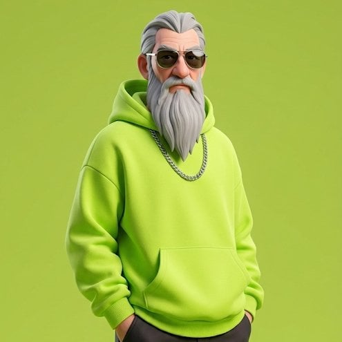 3D Stylized Anthropomorphic Cartoon Character