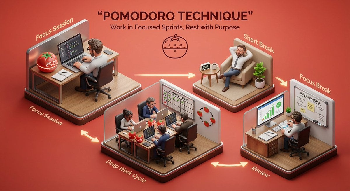 3D Isometric Productivity System Diorama — image 2