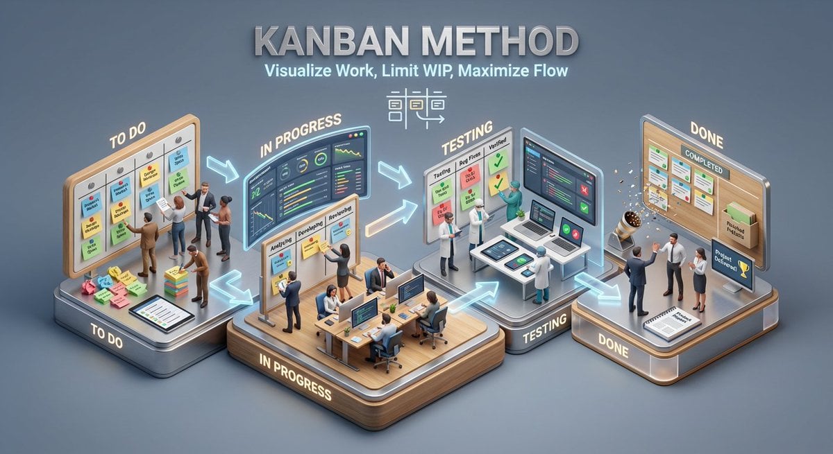 3D Isometric Productivity System Diorama — image 3