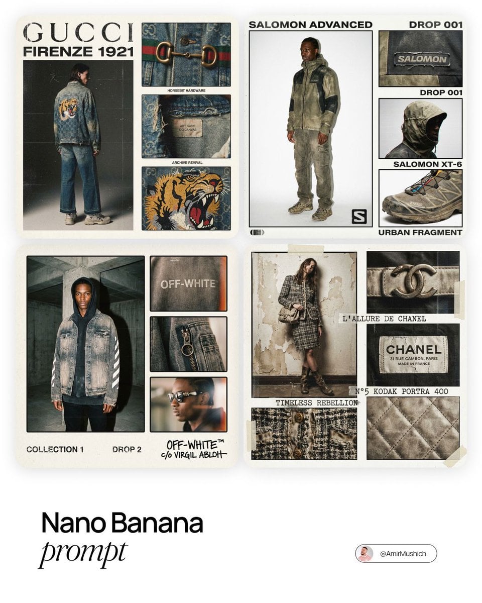 Brand Lookbook Collage by Creative Director
