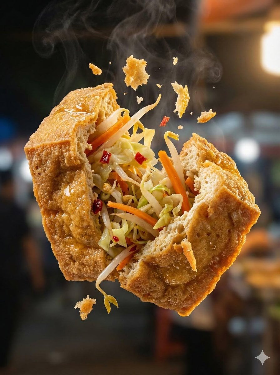 Exploding Fried Snack in Night Market — image 4