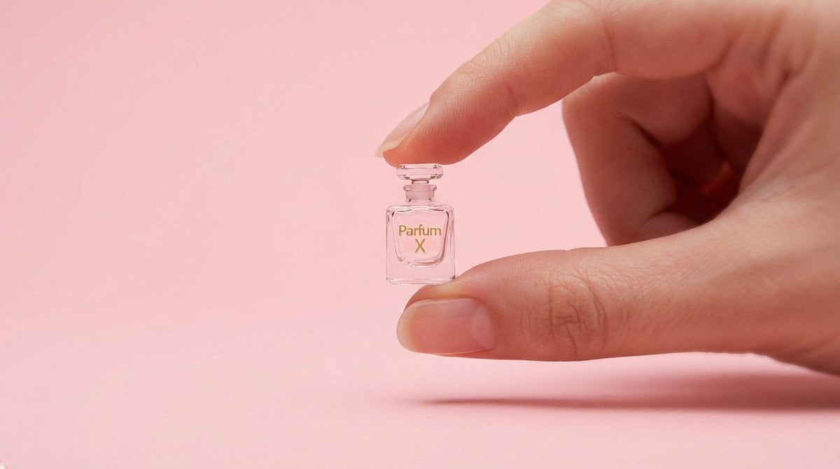 Macro Product Photography with Hand Accent