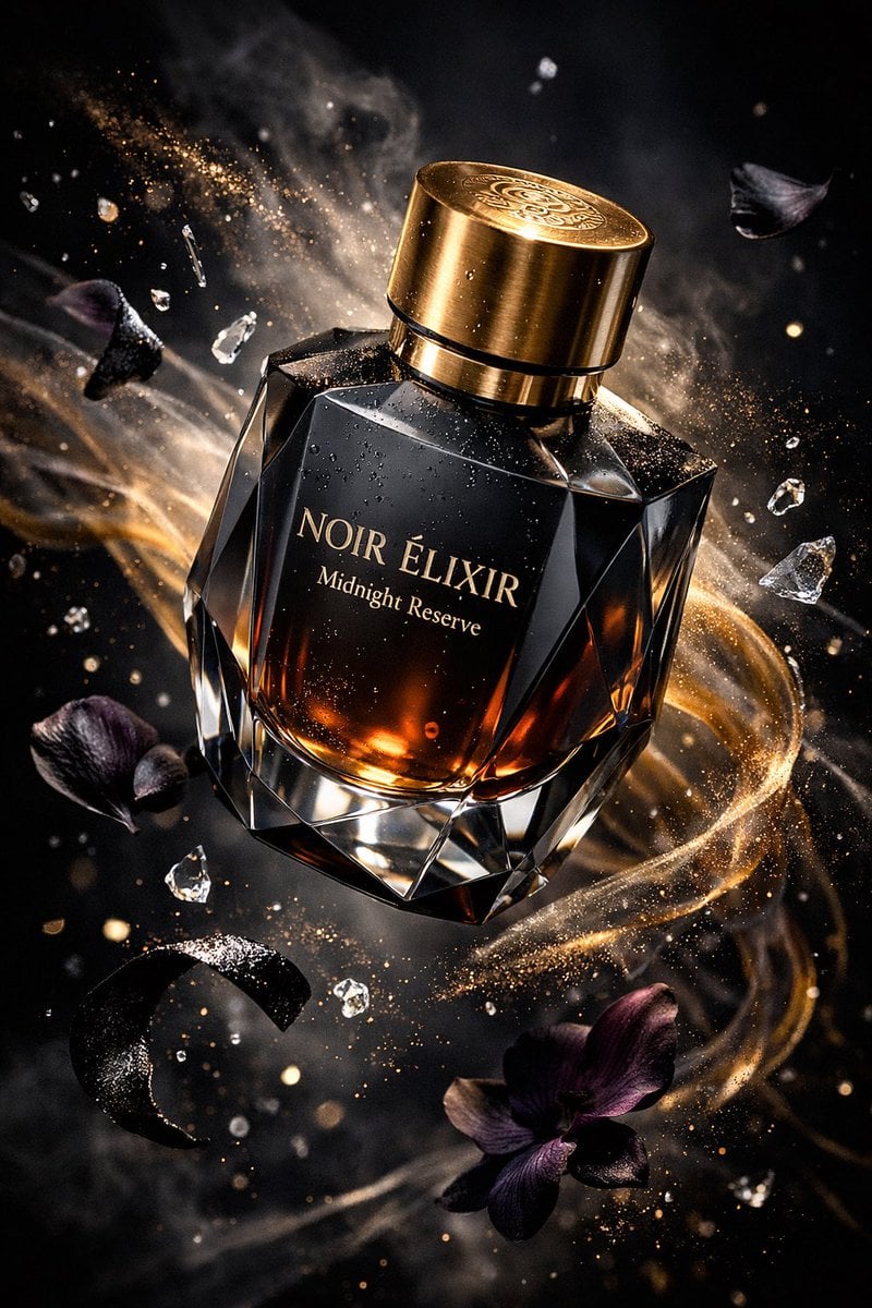 NOIR ÉLIXIR Midnight Reserve Perfume Ad — image 2