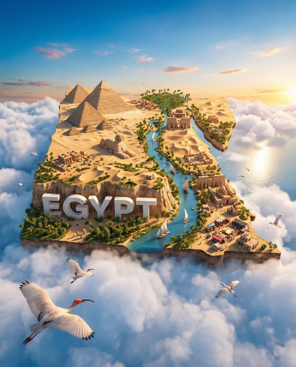 Hyper-Realistic Floating Island Poster of [Country] — image 3