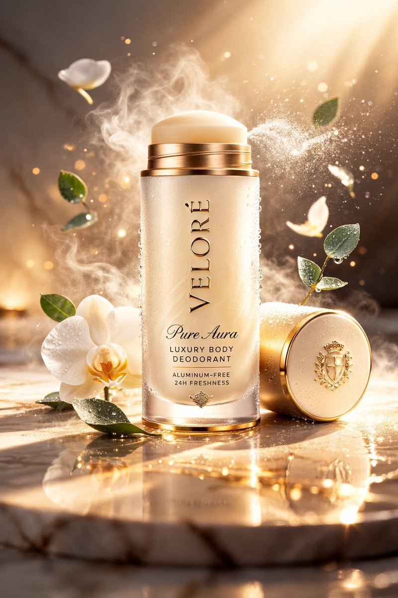 VELORÉ Pure Aura Deodorant Product Photography — image 2