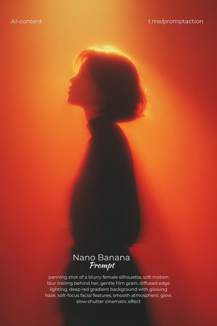 Cinematic Silhouette with Motion Blur