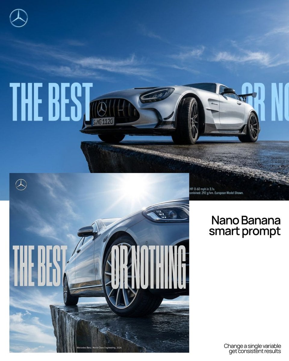 Groundbreaking Automotive Scene with Bold Slogan Overlay