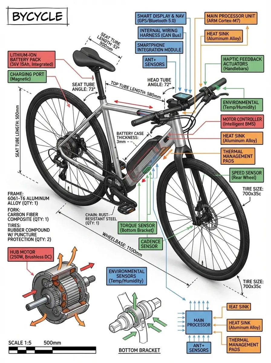 Technical Infographic of [OBJECT] Explained — image 2