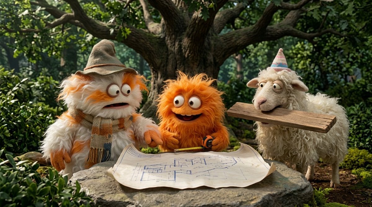 Fluffy Creatures' Hilarious Treehouse Adventure