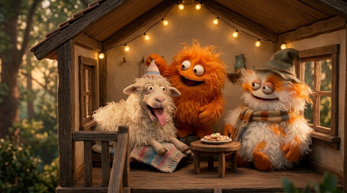 Fluffy Creatures' Hilarious Treehouse Adventure — image 4
