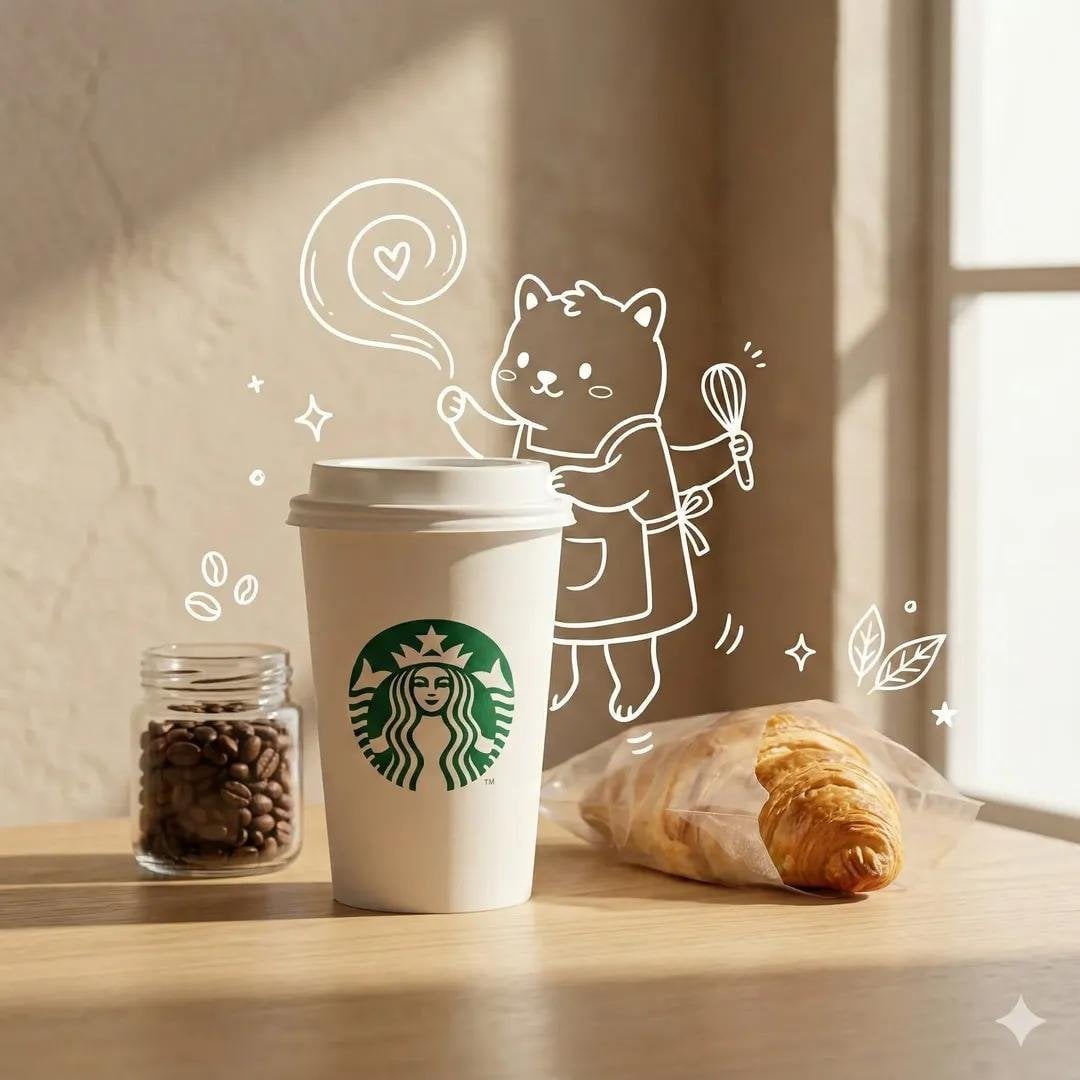Minimalist Product Photo with Hand-Drawn Doodle — image 2
