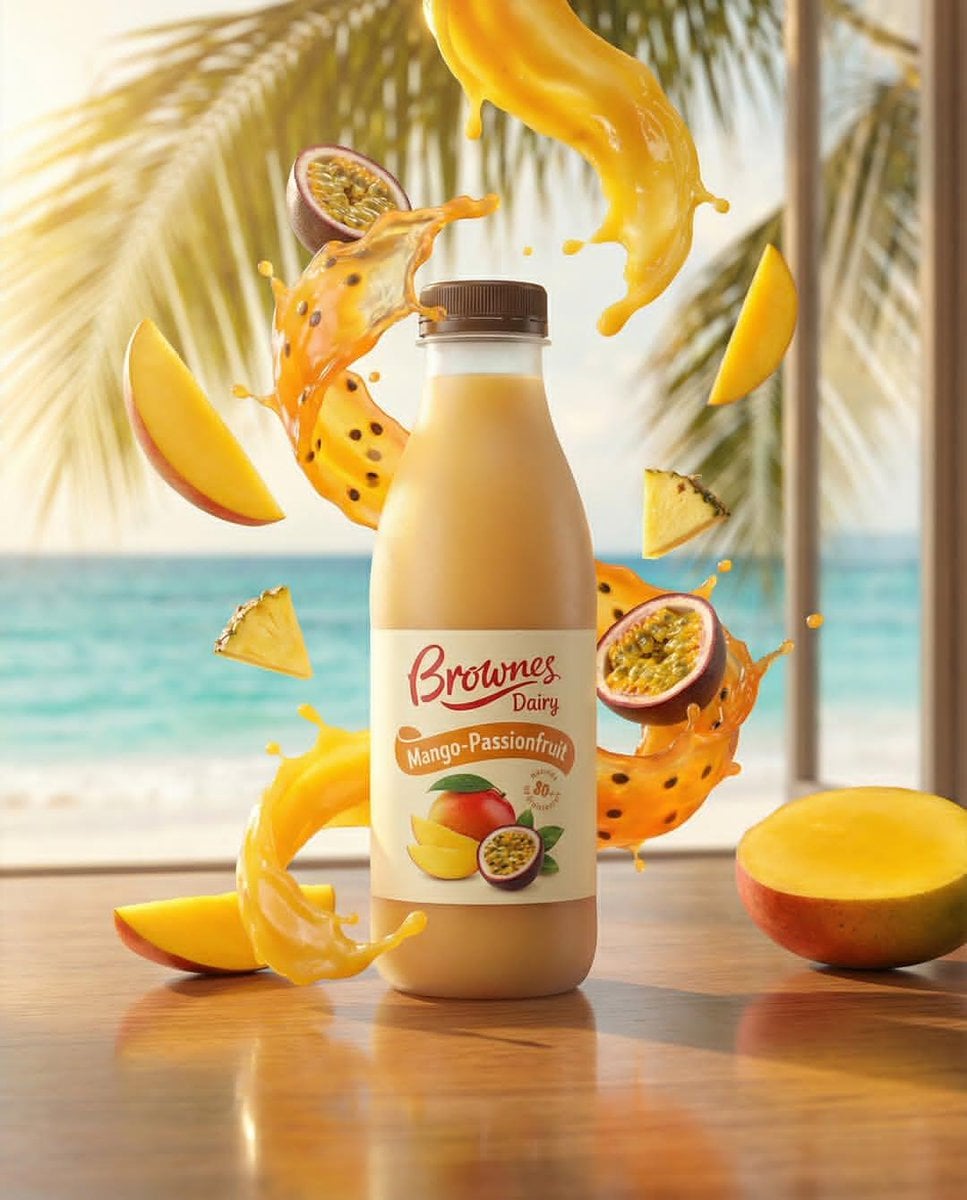 Premium Fruit Drink Bottle Liquid Splash — image 2