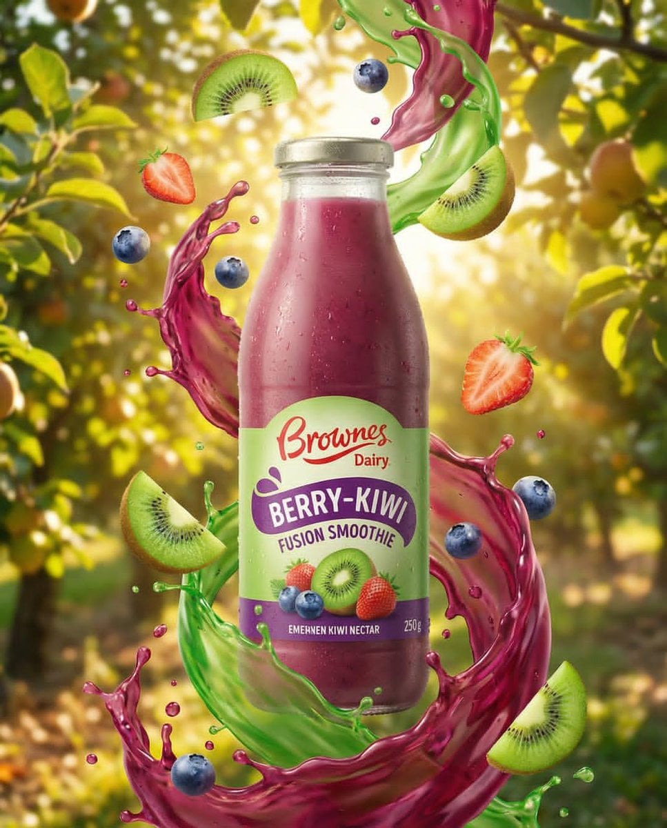 Premium Fruit Drink Bottle Liquid Splash — image 3