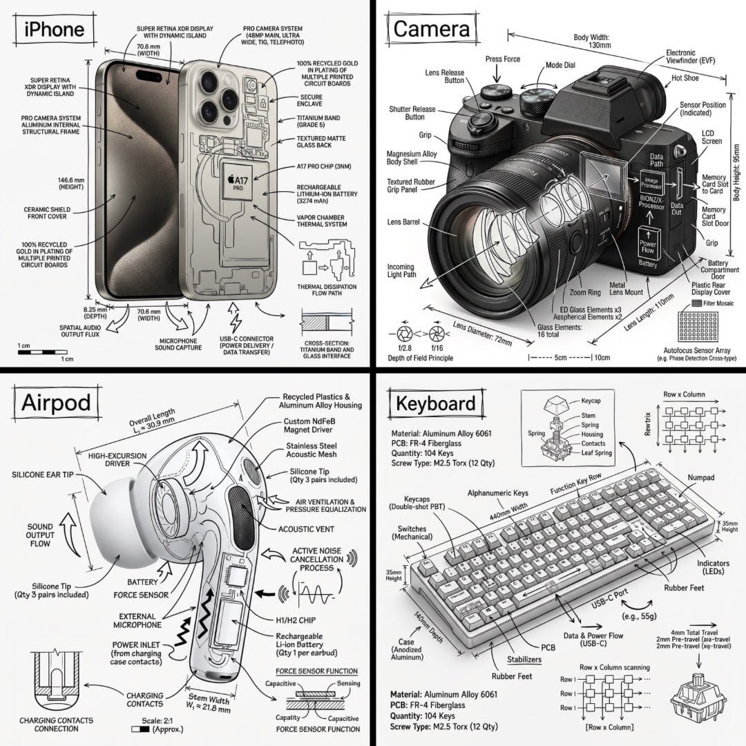 Annotated Object Infographic