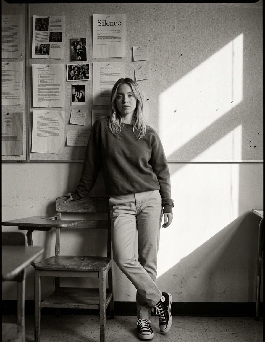 Student Portrait in Sunlightlit Classroom — image 2