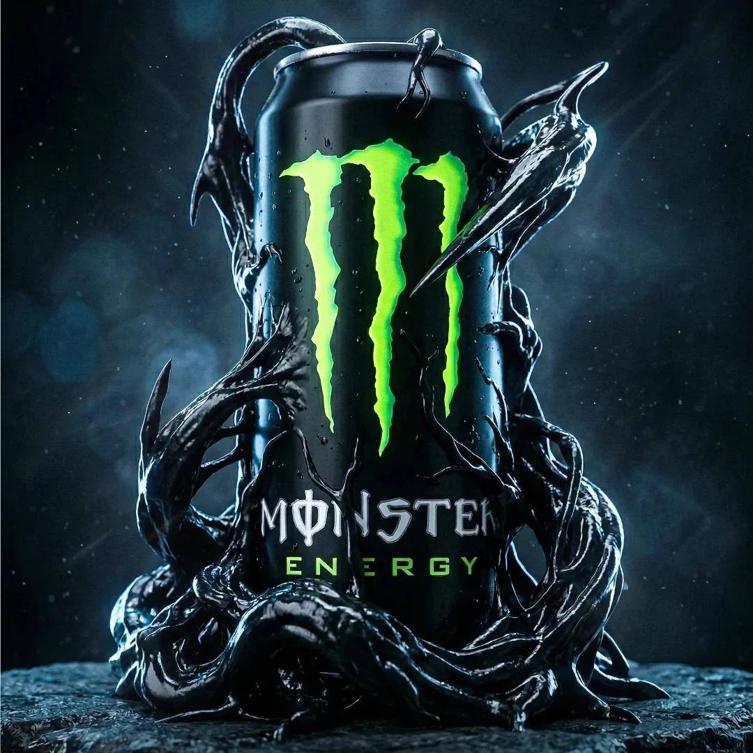 Monster Energy Can Possessed by Venom Symbiote