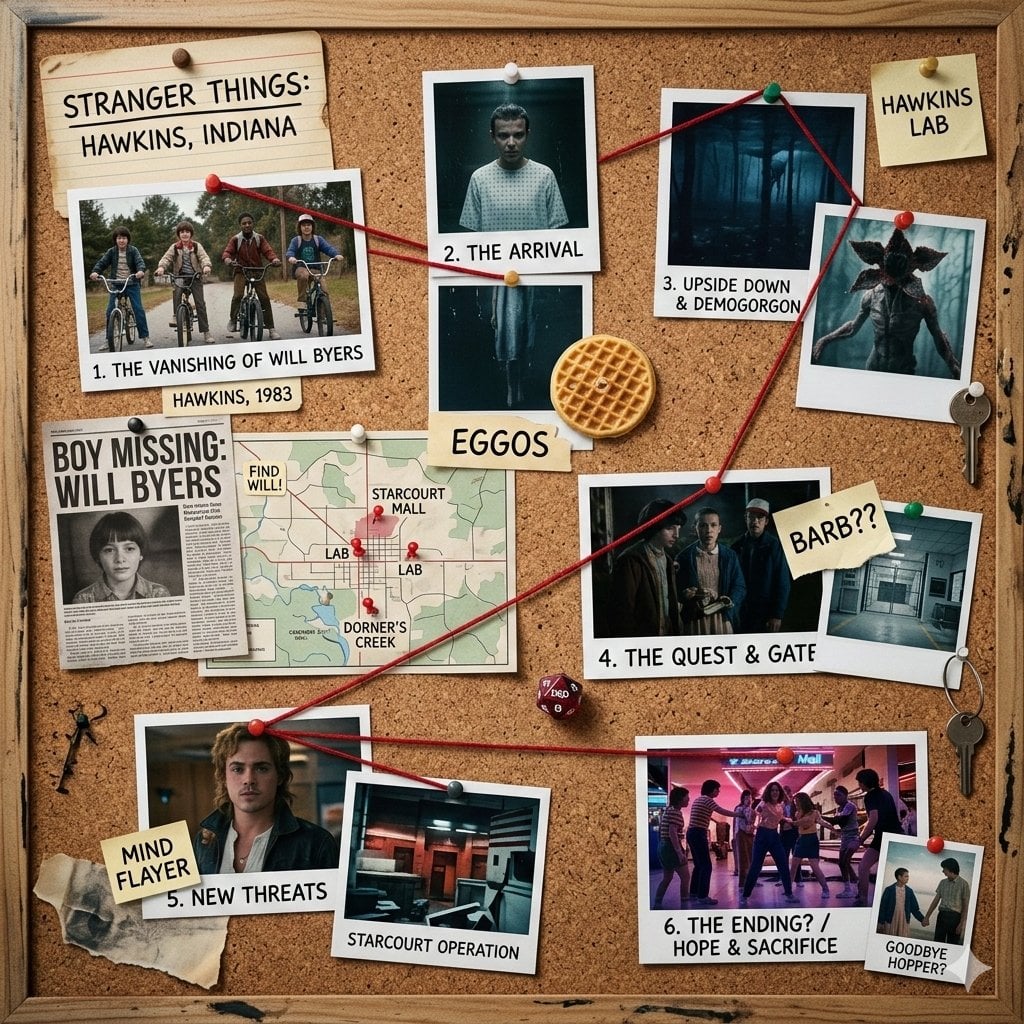 Stranger Things Movie Story Corkboard — image 2