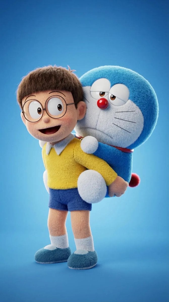 Plush Cartoon Character Inspired By Doraemon