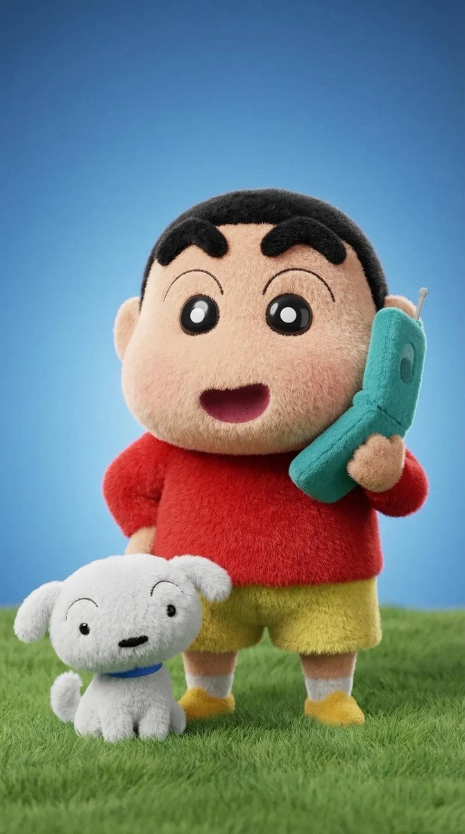 Plush Cartoon Character Inspired By Doraemon — image 3