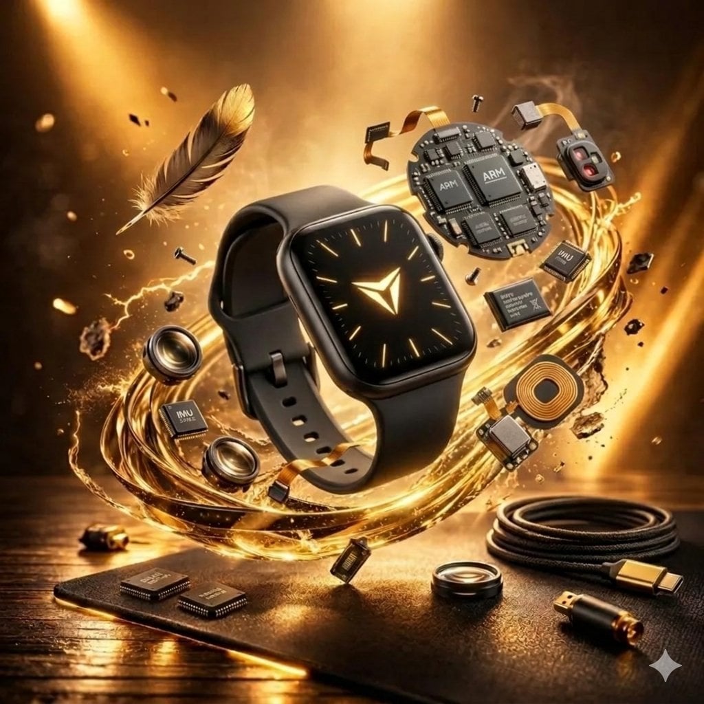 Gaming Mouse with Golden Energy Rings — image 2