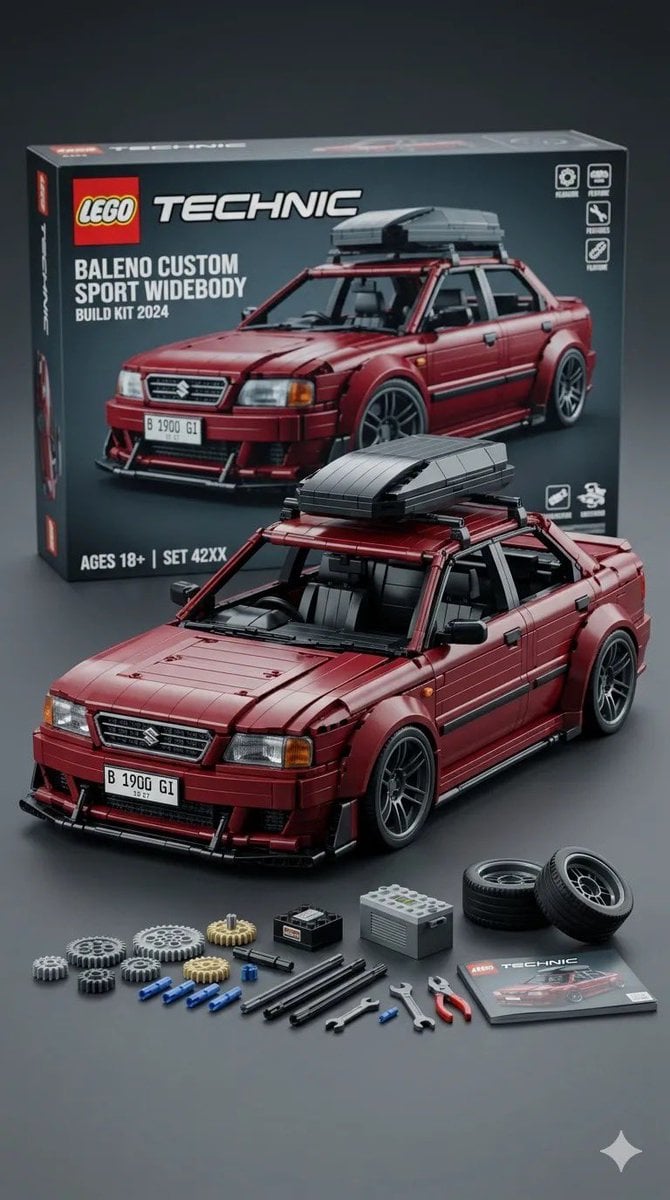 LEGO Technic Widebody Vehicle Product Render — image 2