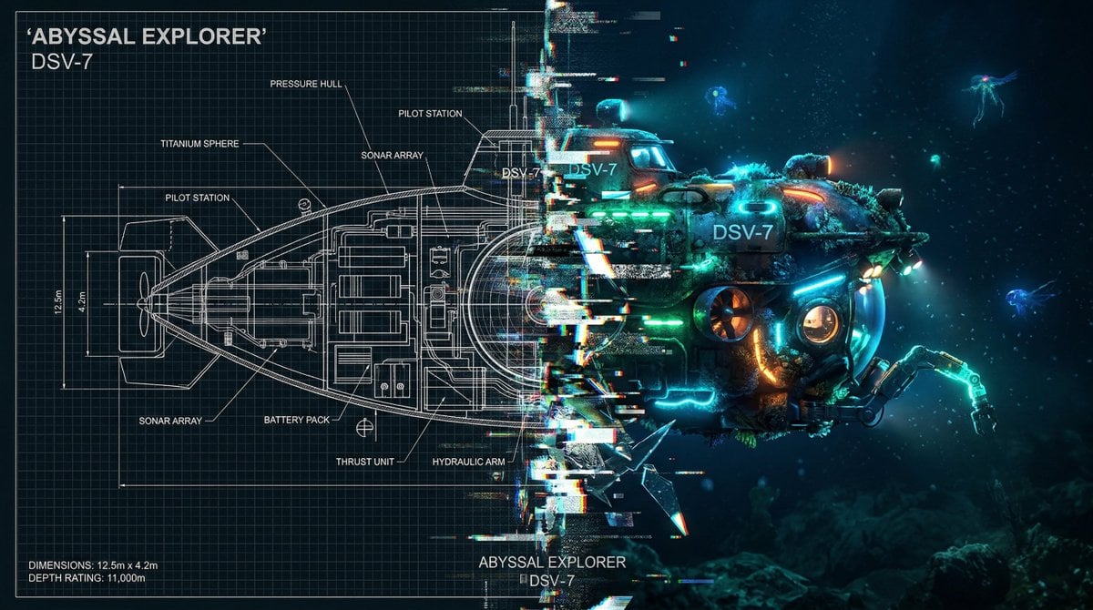 Subject Split Between Blueprint and 3D Render — image 3