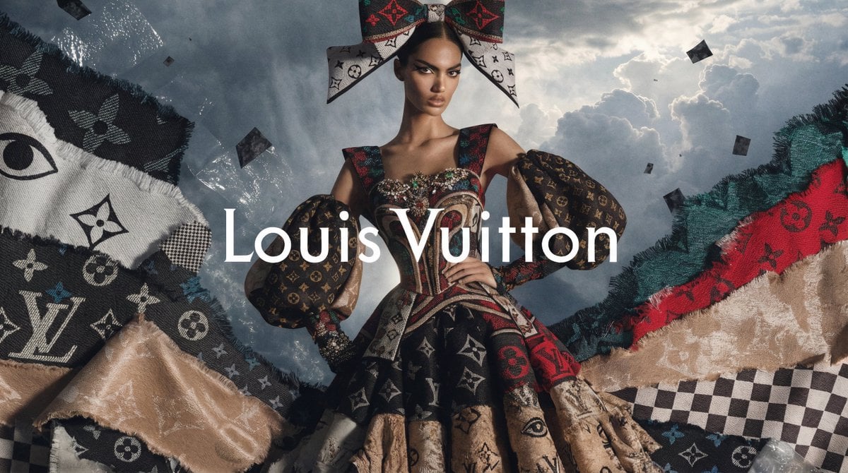 High Fashion Campaign Poster with Model — image 3