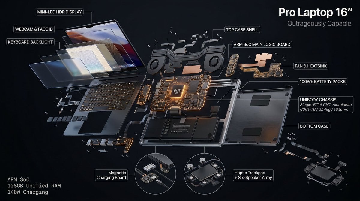 Hyperrealistic Exploded View of [PRODUCT] — image 2