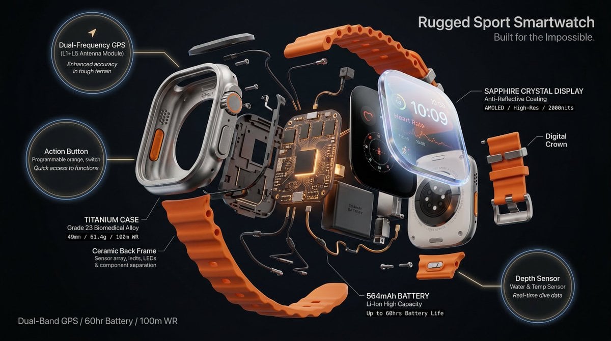 Hyperrealistic Exploded View of [PRODUCT] — image 3