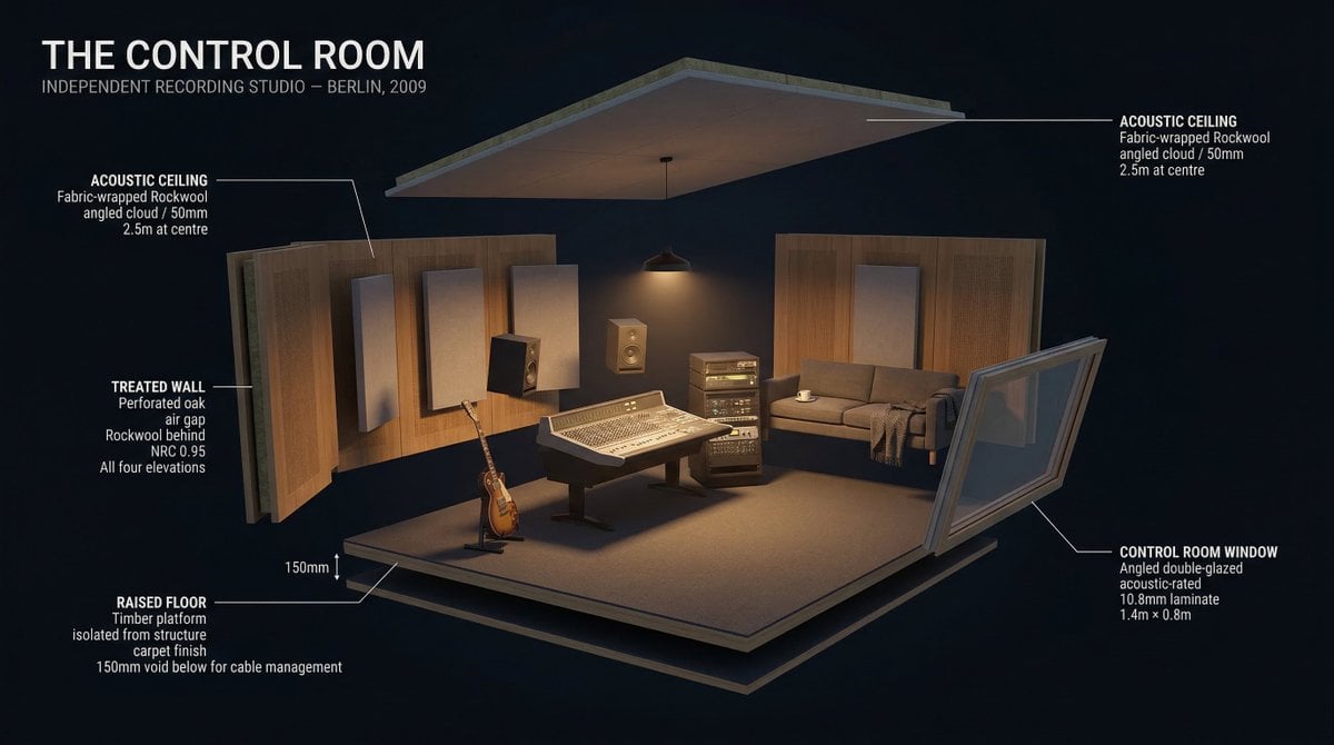 Exploded Architectural Interior in 3D — image 4