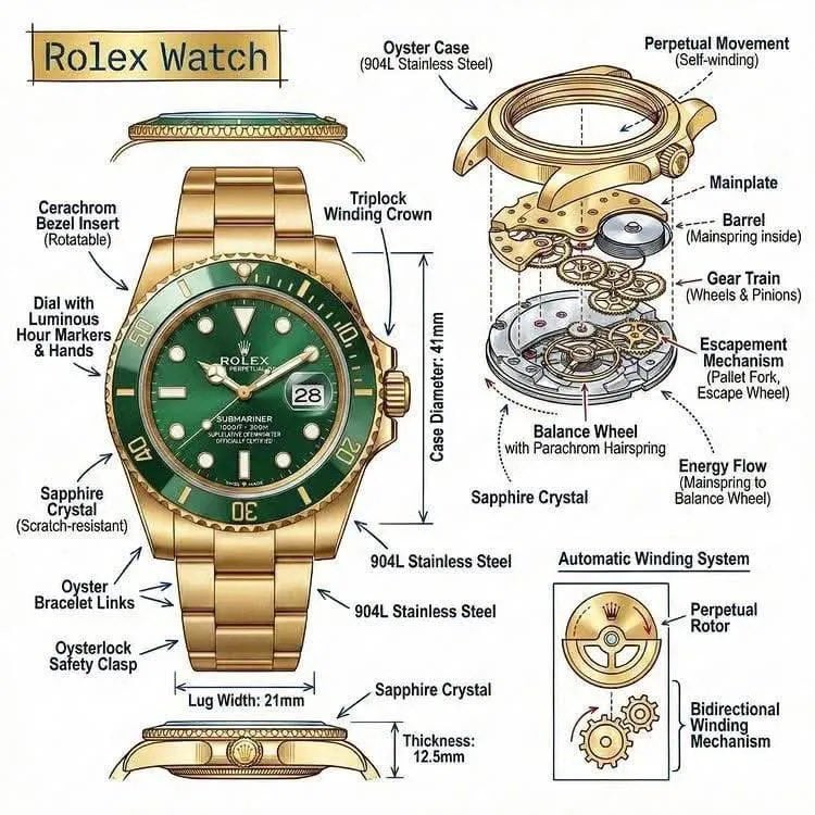 Infographic of Object with Technical Annotations — image 3