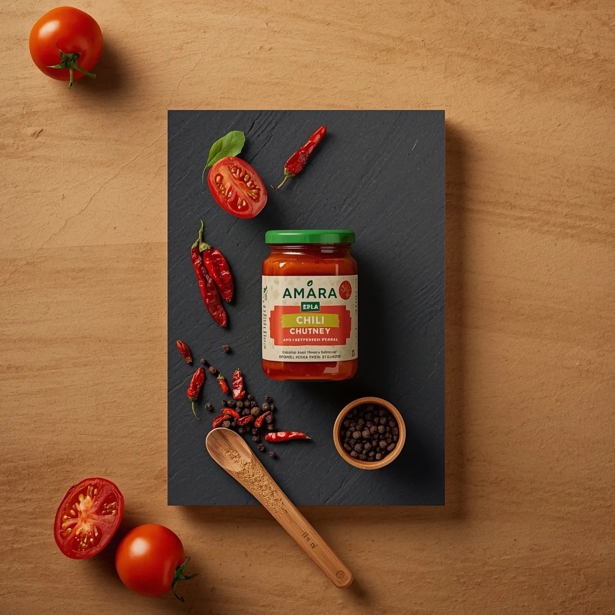 Chili Tomato Chutney Food Photography — image 2