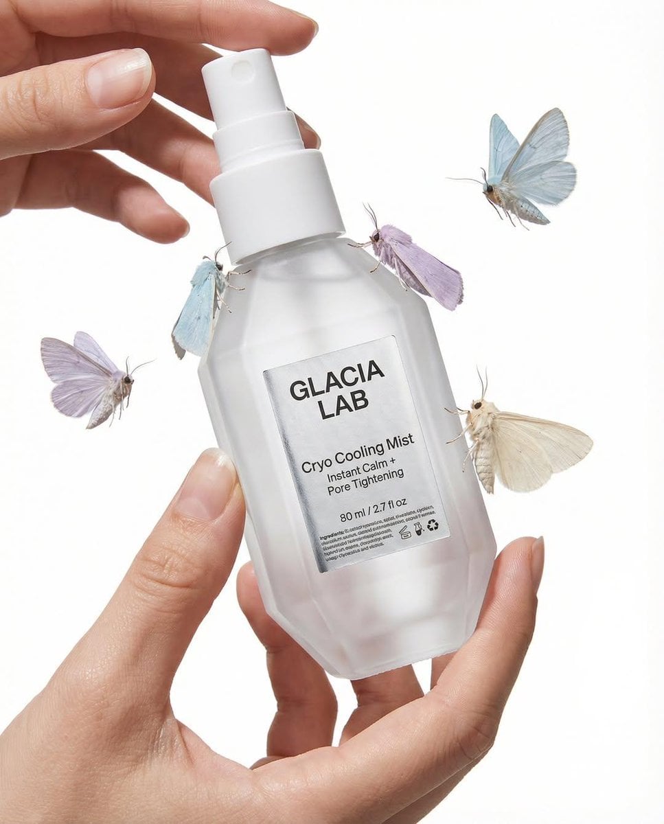 Skincare Product with Animals on White Background — image 3