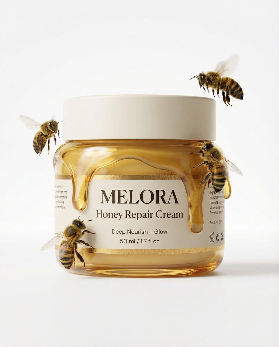 Skincare Product with Animals on White Background — image 4