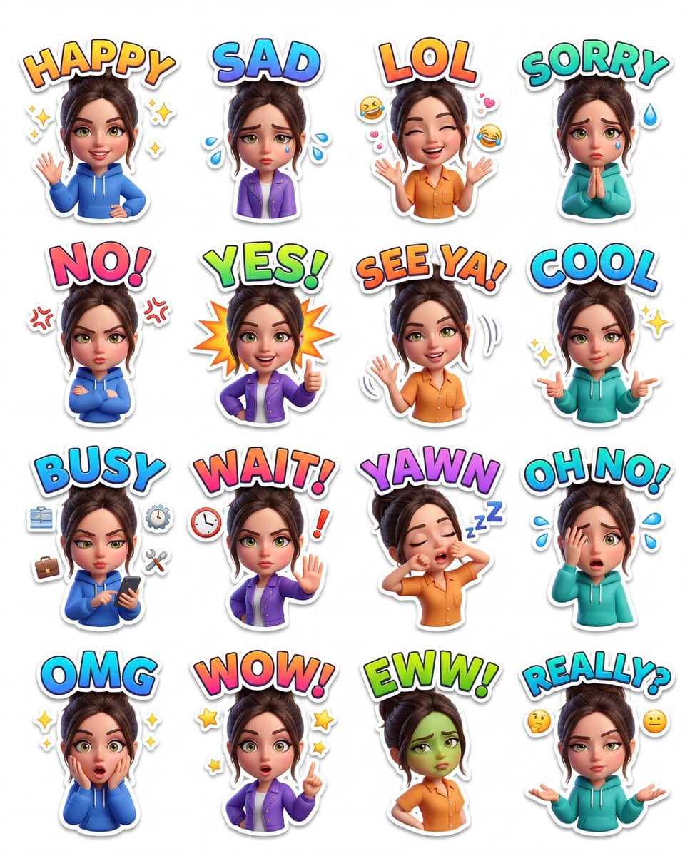 Chibi Animated Sticker Pack Creator — image 4