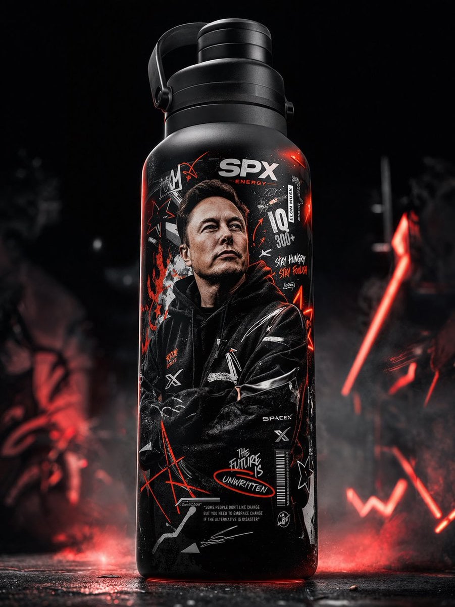 Hype Brand Thermal Bottle with Edgy Character Design — image 2