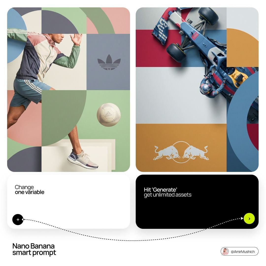 Editorial Design with Geometric Overlays