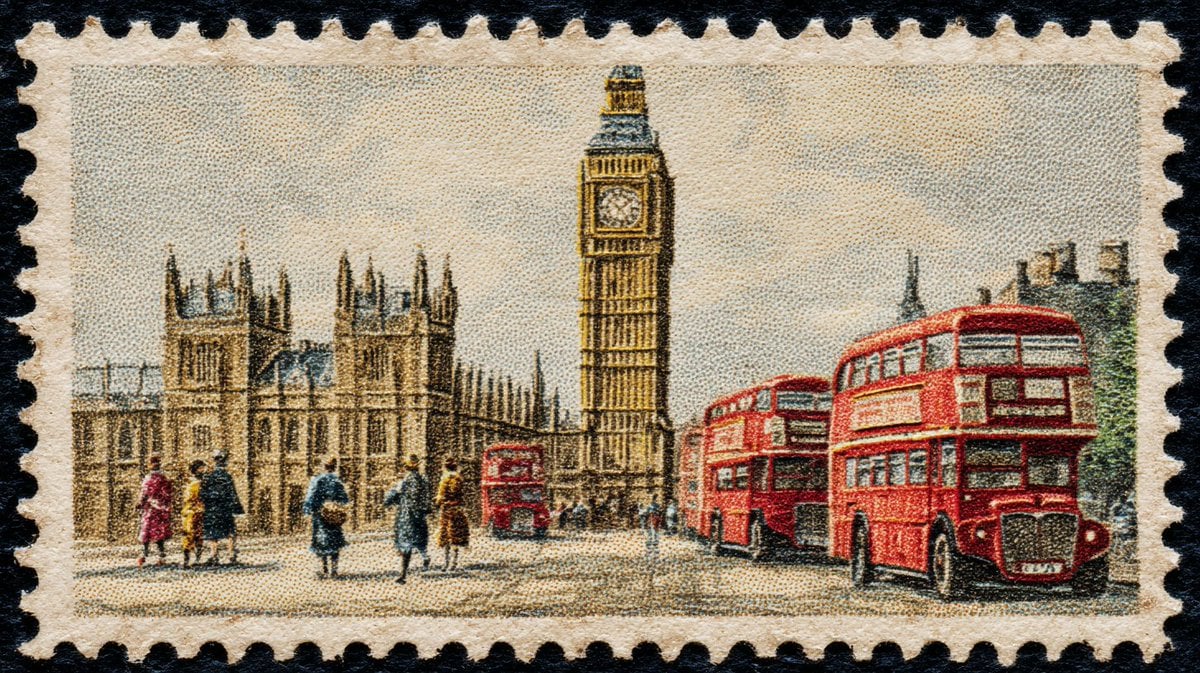 Vintage Postage Stamp of Iconic Capital Monument — image 2