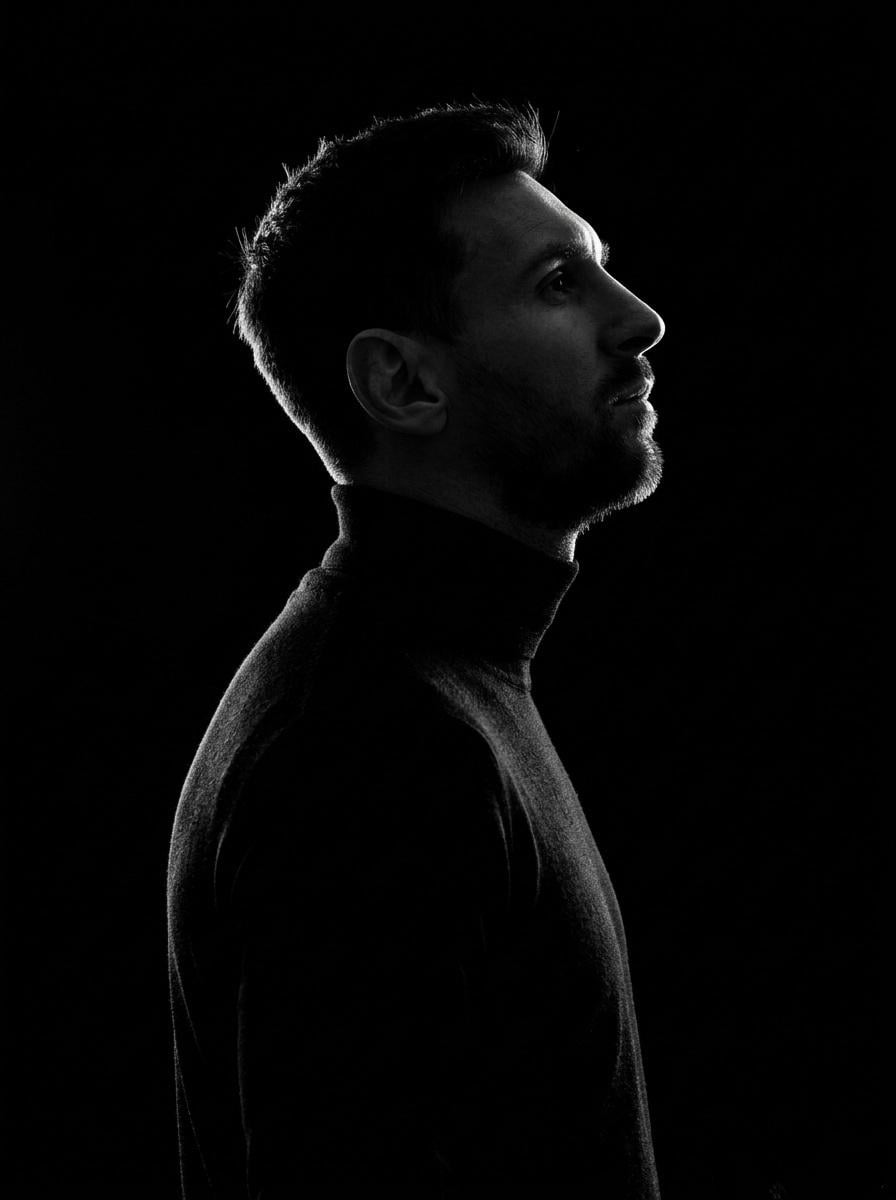 Minimalist Black and White Cinematic Portrait — image 2
