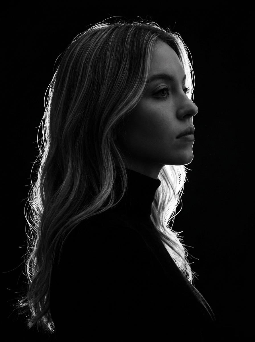 Minimalist Black and White Cinematic Portrait — image 3