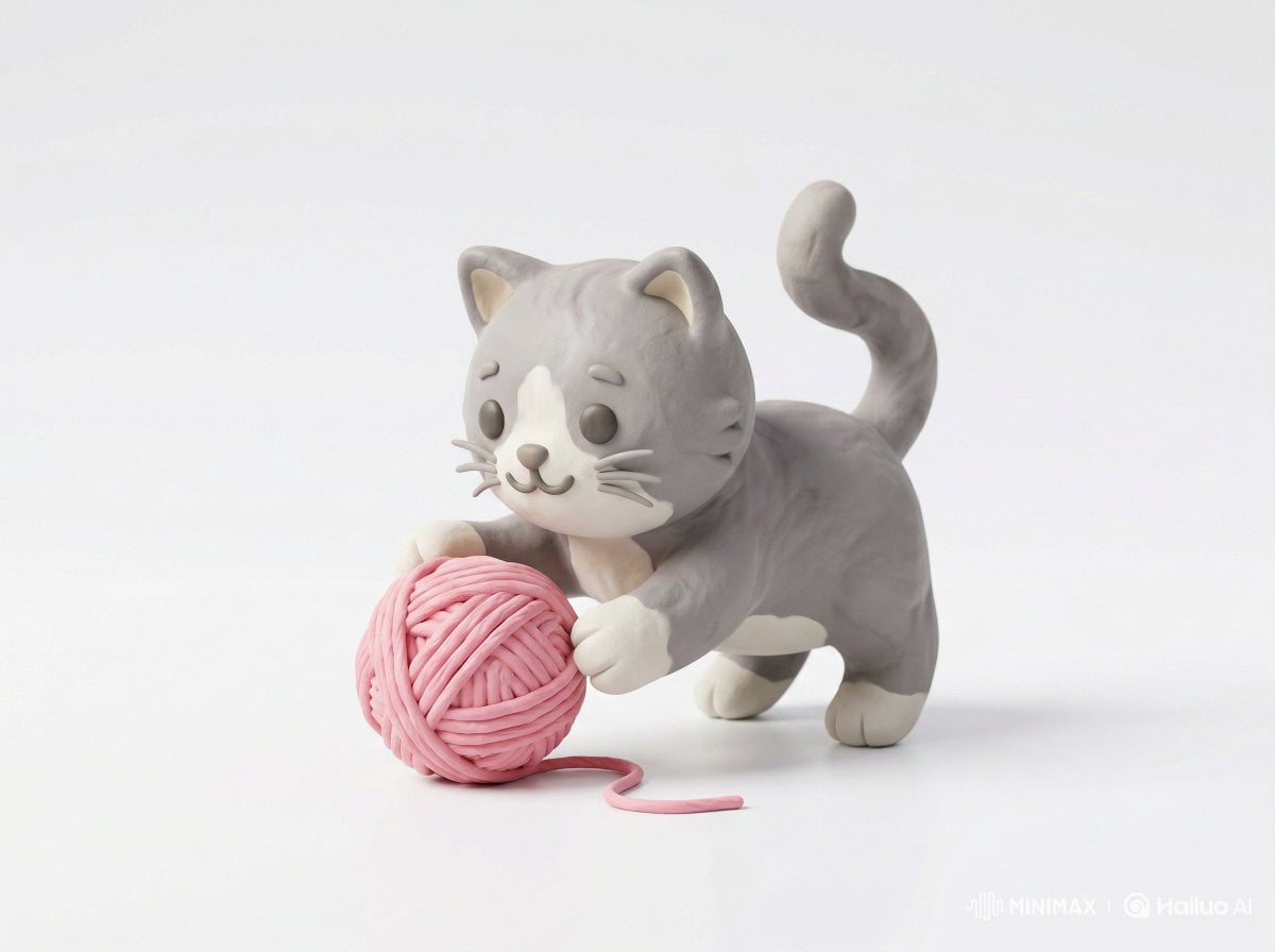 Kneaded Clay Icon of a Playful Character — image 2