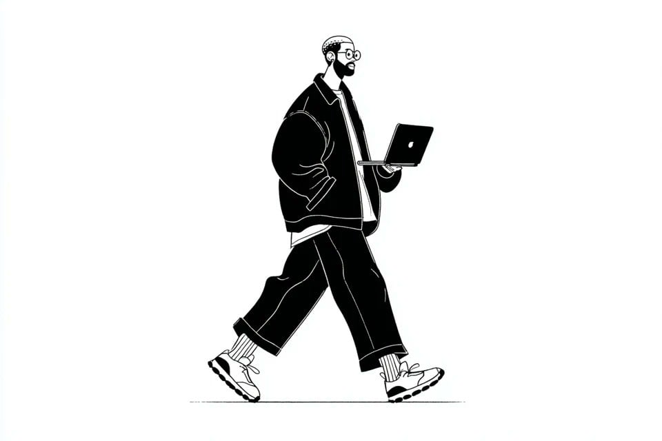 Minimalist Character Illustration in Notion Style — image 3