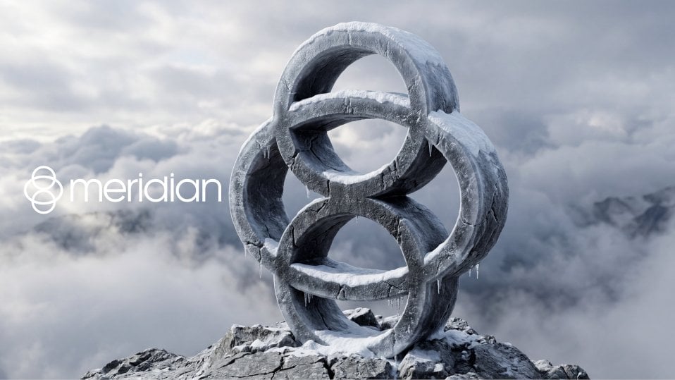 Frosted Stone Logo Monument on Mountain Peak — image 3