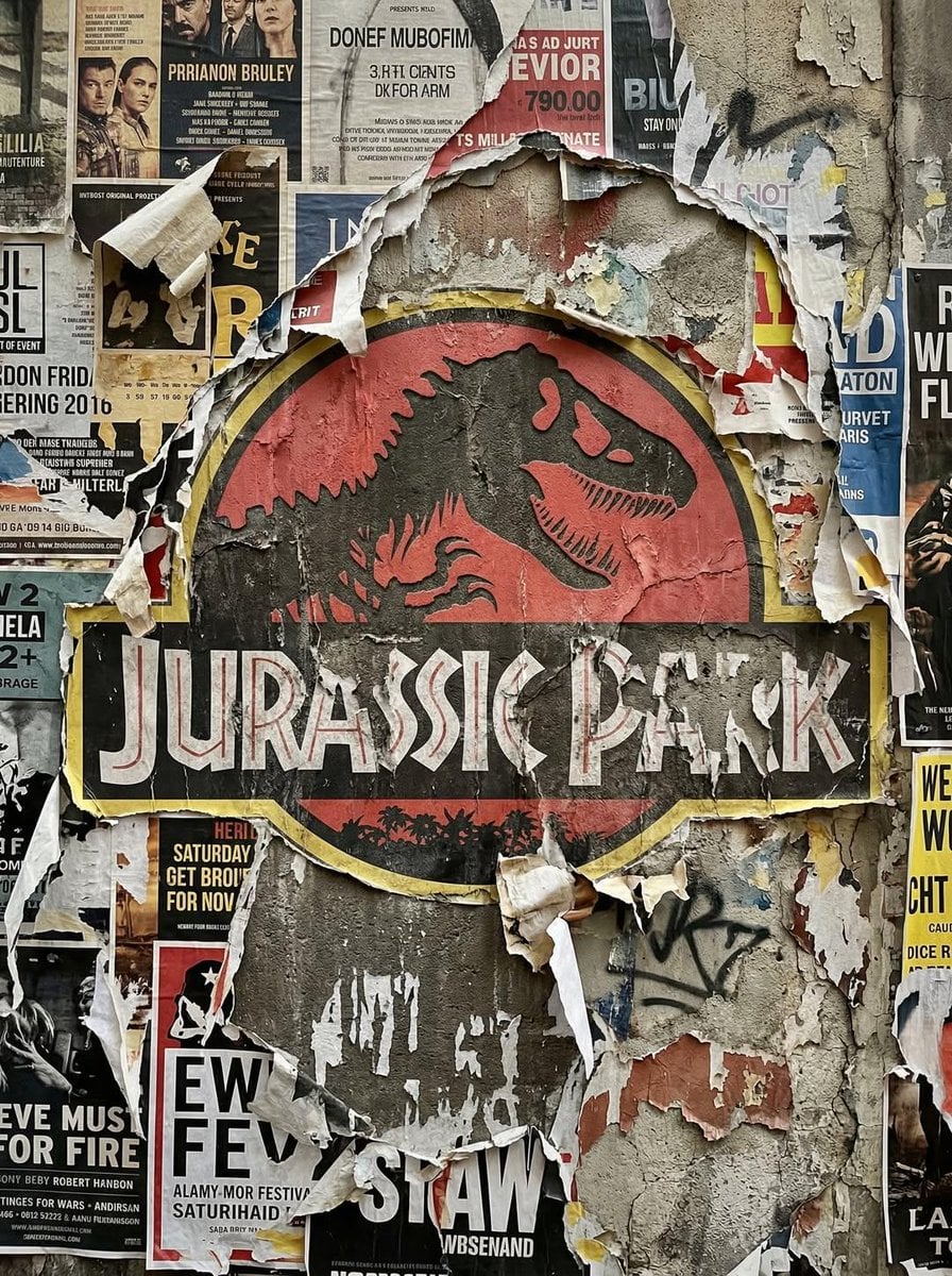 Logo Revealed Through Ripped Urban Posters — image 2